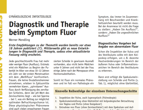 Diagnostik und Therapie beim Symptom Fluor